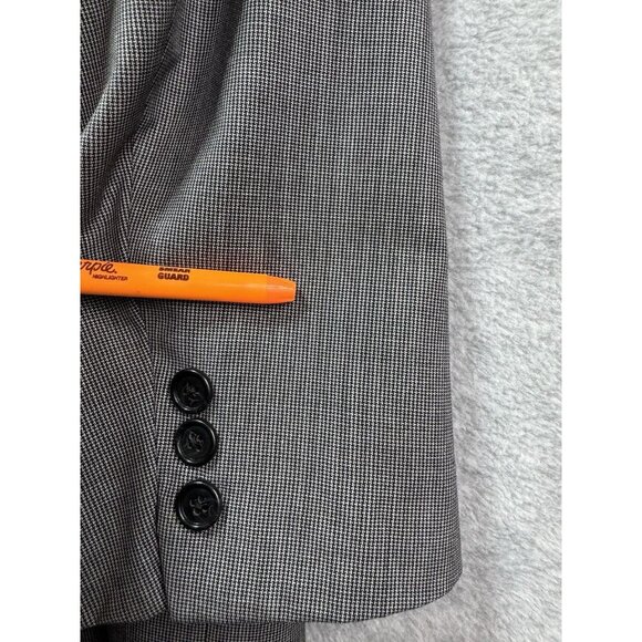 Corneliani Jacket Extra Fine Virgin Wool 46 US Made in Italy Gray Blazer - Picture 14 of 15